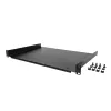 StarTech.com 1U Server Rack Shelf - Universal Rack Mount Cantilever Shelf for 19 inch sieciowy Equipment Rack & Cabinet - Durable Design - Weight Capacity 55lb/25kg - 12 inch Deep Tray