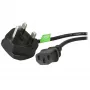 StarTech.com 3ft (1m) UK Computer Power kabel, BS 1363 to C13, 18AWG, 10A 250V, zamienny AC Power Cord, Kettle Lead / UK Power Cord, PC Power Supply kabel, TV Power kabel