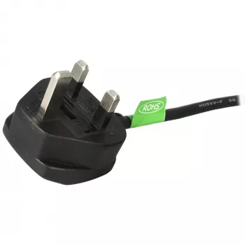 StarTech.com 3ft (1m) UK Computer Power kabel, BS 1363 to C13, 18AWG, 10A 250V, zamienny AC Power Cord, Kettle Lead / UK Power Cord, PC Power Supply kabel, TV Power kabel