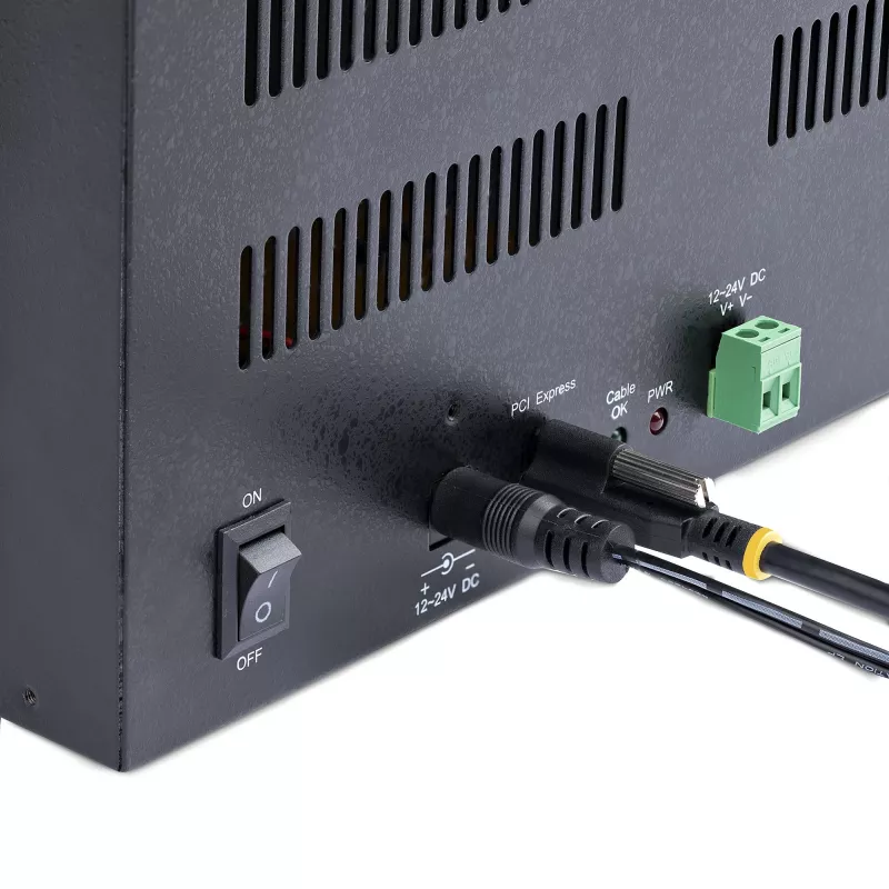 StarTech.com 4-Slot PCIe Expansion Chassis z PCIe x2 Host Card, PCIe 2.0 - 10Gbps, External PCIe Slots for Desktops/Servers, PCI Express Expansion Box/Adapter, 4 PCIe x1 Slots