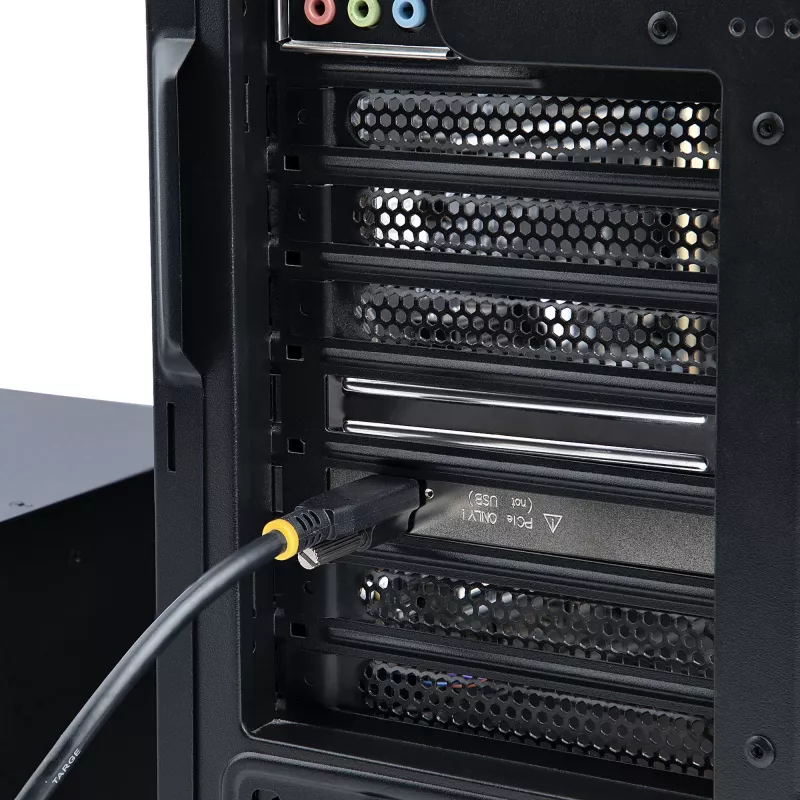 StarTech.com 4-Slot PCIe Expansion Chassis z PCIe x2 Host Card, PCIe 2.0 - 10Gbps, External PCIe Slots for Desktops/Servers, PCI Express Expansion Box/Adapter, 4 PCIe x1 Slots
