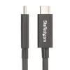 StarTech.com Aktywny kabel Thunderbolt 4, 2 m, 40 Gb/s, zasilanie 100 W, wideo 4K/8K, certyfikat Intel – kompatybilny z USB4/Thunderbolt 4/USB 3.2/USB-C/DisplayPort/Thunderbolt 3