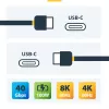 StarTech.com Aktywny kabel Thunderbolt 4, 2 m, 40 Gb/s, zasilanie 100 W, wideo 4K/8K, certyfikat Intel – kompatybilny z USB4/Thunderbolt 4/USB 3.2/USB-C/DisplayPort/Thunderbolt 3