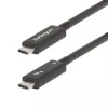 StarTech.com Aktywny kabel Thunderbolt 4, 2 m, 40 Gb/s, zasilanie 100 W, wideo 4K/8K, certyfikat Intel – kompatybilny z USB4/Thunderbolt 4/USB 3.2/USB-C/DisplayPort/Thunderbolt 3