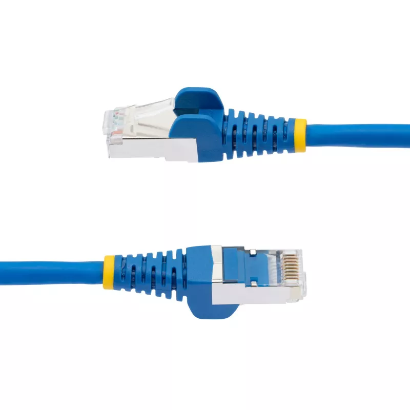 StarTech.com 1.5m CAT6a Ethernet kabel - niebieski - Low Smoke Zero Halogen (LSZH) - 10GbE 500MHz 100W PoE++ Snagless RJ-45 w/Strain Reliefs S/FTP sieciowy Patch Cord