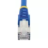 StarTech.com 1.5m CAT6a Ethernet kabel - niebieski - Low Smoke Zero Halogen (LSZH) - 10GbE 500MHz 100W PoE++ Snagless RJ-45 w/Strain Reliefs S/FTP sieciowy Patch Cord