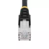 StarTech.com 2m CAT6a Ethernet kabel - Czarny - Low Smoke Zero Halogen (LSZH) - 10GbE 500MHz 100W PoE++ Snagless RJ-45 w/Strain Reliefs S/FTP sieciowy Patch Cord