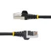 StarTech.com 3m Kabel Ethernet CAT6a - Czarny - Bezhalogenowy niskodymny (LSZH) - 10GbE 500MHz 100W PoE++ Snagless RJ-45 z odciążeniami S/FTP Patchcord sieciowy