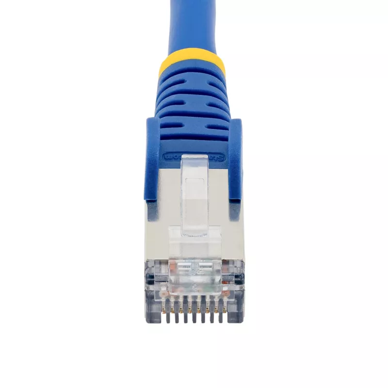 StarTech.com 5m CAT6a Kabel Ethernet - Niebieski - Low Smoke Zero Halogen (LSZH) - 10GbE 500MHz 100W PoE++ Snagless RJ-45 z odciążkami S/FTP Patchcord sieciowy