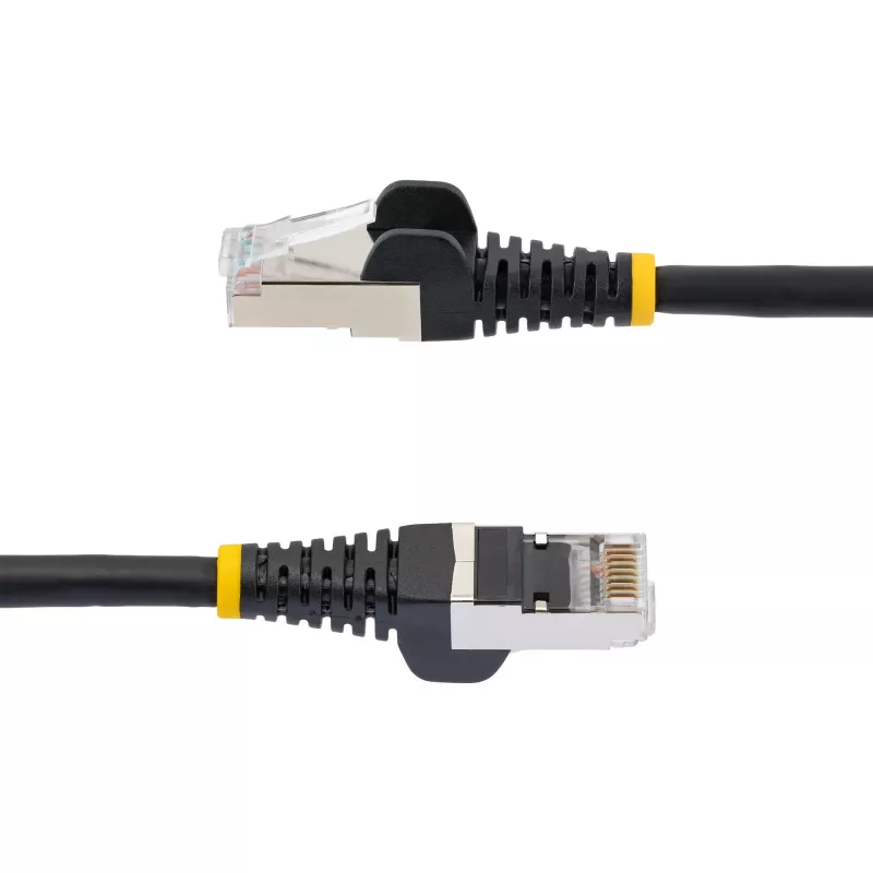 StarTech.com 7m Kabel Ethernet CAT6a - Czarny - Bezhalogenowy o niskim wydzielaniu dymu (LSZH) - 10 GbE 500 MHz 100 W PoE++ RJ-45 z zaczepami bez zaczepów i odciążeniami S/FTP patchcord sieciowy