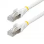 StarTech.com 10m CAT6a Ethernet kabel - biały - Low Smoke Zero Halogen (LSZH) - 10GbE 500MHz 100W PoE++ Snagless RJ-45 w/Strain Reliefs S/FTP sieciowy Patch Cord