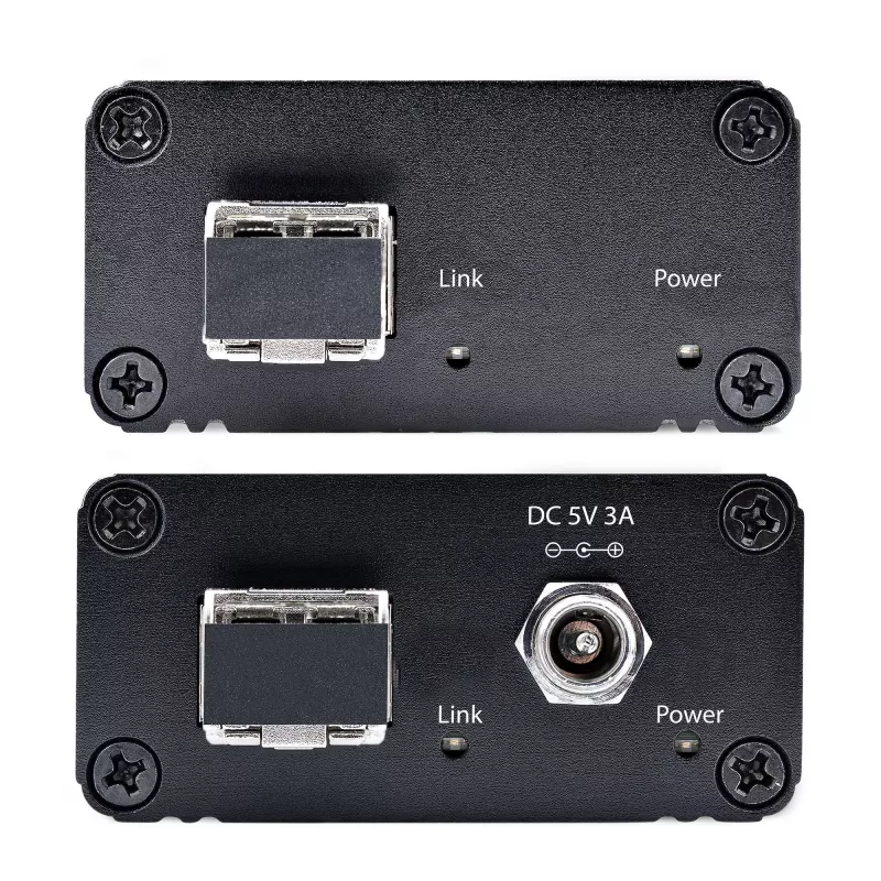 StarTech.com 2-portowy przedłużacz USB 3.0 przez światłowód wielomodowy OM3 - LC/LC - 2x 5 Gb/s koncentrator USB-A - zasięg 350 m (1150 ft) - wytrzymały optyczny przedłużacz USB