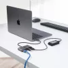 StarTech.com 3-portowy hub USB-C z Ethernetem - 3x USB-A - Gigabit Ethernet - USB 3.0 5 Gb/s - zasilany z magistrali - wbudowany kabel hosta USB-C o długości 30 cm - GbE - przenośny hub USB-C na USB-A