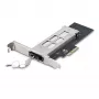 StarTech.com M.2 NVMe SSD do PCIe x4 Mobilna kieszeń/Backplane z wyjmowaną tacką do gniazda rozszerzeń PCI Express, beznarzędziowa instalacja, zatoka na napęd z hot-swap PCIe 4.0/3.0, zamek na klucz - 2 klucze w zestawie