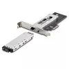 StarTech.com M.2 NVMe SSD do PCIe x4 Mobilna kieszeń/Backplane z wyjmowaną tacką do gniazda rozszerzeń PCI Express, beznarzędziowa instalacja, zatoka na napęd z hot-swap PCIe 4.0/3.0, zamek na klucz - 2 klucze w zestawie