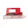 Karta adaptera StarTech.com U.3 na PCIe, adapter PCIe 4.0 x4 dla 2,5-calowych dysków SSD U.3 NVMe, karta dodatkowa PCI Express SFF-TA-1001 do komputerów stacjonarnych/serwerów, zgodna z TAA – niezależna od systemu operacyjnego