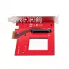 Karta adaptera StarTech.com U.3 na PCIe, adapter PCIe 4.0 x4 dla 2,5-calowych dysków SSD U.3 NVMe, karta dodatkowa PCI Express SFF-TA-1001 do komputerów stacjonarnych/serwerów, zgodna z TAA – niezależna od systemu operacyjnego
