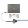 StarTech.com 2-portowy hub USB-C z Ethernetem i RS-232, dołączona przejściówka USB-C na USB-A, 100 W PD Pass-Through, 2x USB-A 5 Gb/s, Gigabit Ethernet, RS232 szeregowy (FTDI)