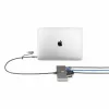 StarTech.com 2-portowy hub USB-C z Ethernetem i RS-232, dołączona przejściówka USB-C na USB-A, 100 W PD Pass-Through, 2x USB-A 5 Gb/s, Gigabit Ethernet, RS232 szeregowy (FTDI)