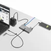 StarTech.com 2-portowy hub USB-C z Ethernetem i RS-232, dołączona przejściówka USB-C na USB-A, 100 W PD Pass-Through, 2x USB-A 5 Gb/s, Gigabit Ethernet, RS232 szeregowy (FTDI)