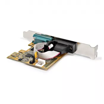 StarTech.com 2-portowa karta interfejsu szeregowego PCI Express, dwuportowa karta szeregowa PCIe na RS232 (DB9), 16C1050 UART, niskie/pełne wsporniki, retencja COM, dla Windows/Linux