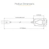 StarTech.com 2-portowa karta interfejsu szeregowego PCI Express, dwuportowa karta szeregowa PCIe na RS232 (DB9), 16C1050 UART, niskie/pełne wsporniki, retencja COM, dla Windows/Linux