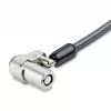 StarTech.com Kabel zabezpieczający do laptopa zgodny z Noble Wedge®; 1,8 m (6 stóp), zamek na klucz antykradzieżowy, linka zabezpieczająca do notebooków Dell XPS/Latitude/2-w-1, odporna na przecięcie, stalowa linka blokująca do laptopa