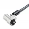 StarTech.com Kabel zabezpieczający do laptopa zgodny z Noble Wedge®; 1,8 m (6 stóp), zamek na klucz antykradzieżowy, linka zabezpieczająca do notebooków Dell XPS/Latitude/2-w-1, odporna na przecięcie, stalowa linka blokująca do laptopa