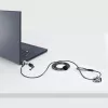 StarTech.com Kabel zabezpieczający do laptopa zgodny z Noble Wedge®; 1,8 m (6 stóp), zamek na klucz antykradzieżowy, linka zabezpieczająca do notebooków Dell XPS/Latitude/2-w-1, odporna na przecięcie, stalowa linka blokująca do laptopa