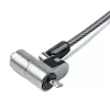 StarTech.com Nano Laptop kabel Lock, 6 stóp (2 m), antykradzieżowa blokada na klucz, kabel zabezpieczający do notebooków z gniazdem Nano, do EliteBook/LenovoX1/2-w-1, odporna na przecięcie, stalowa linka zabezpieczająca do laptopa
