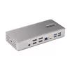 StarTech.com Uniwersalna stacja dokująca USB4 i Thunderbolt 4, poczwórny wyświetlacz w systemie Windows, podwójny wyświetlacz w MacBooku, stacja dokująca HDMI DP z ładowaniem laptopa 98 W
