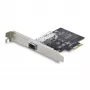 StarTech.com 1-portowa sieciowa karta SFP GbE, PCIe 2.1 x1, Intel I210-IS, kontroler 1GbE, 1000BASE miedź/światłowód, jednoportowa gigabitowa karta sieciowa Ethernet NIC, płyty montażowe desktop/serwer - kompatybilna z Windows i Linux
