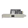 StarTech.com 1-portowa sieciowa karta SFP GbE, PCIe 2.1 x1, Intel I210-IS, kontroler 1GbE, 1000BASE miedź/światłowód, jednoportowa gigabitowa karta sieciowa Ethernet NIC, płyty montażowe desktop/serwer - kompatybilna z Windows i Linux