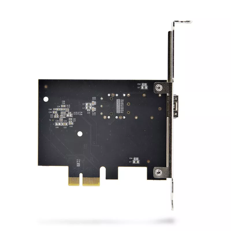 StarTech.com 1-portowa sieciowa karta SFP GbE, PCIe 2.1 x1, Intel I210-IS, kontroler 1GbE, 1000BASE miedź/światłowód, jednoportowa gigabitowa karta sieciowa Ethernet NIC, płyty montażowe desktop/serwer - kompatybilna z Windows i Linux