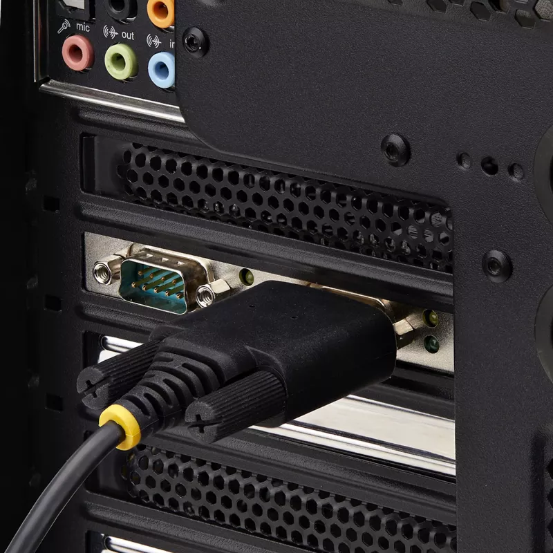 StarTech.com 2-portowa karta szeregowa PCIe, dwuportowa karta szeregowa PCI Express na RS232/RS422/RS485 (DB9), w zestawie niskoprofilowe wsporniki, 16C1050 UART, Windows/Linux, zgodność z TAA - ochrona ESD poziomu 4