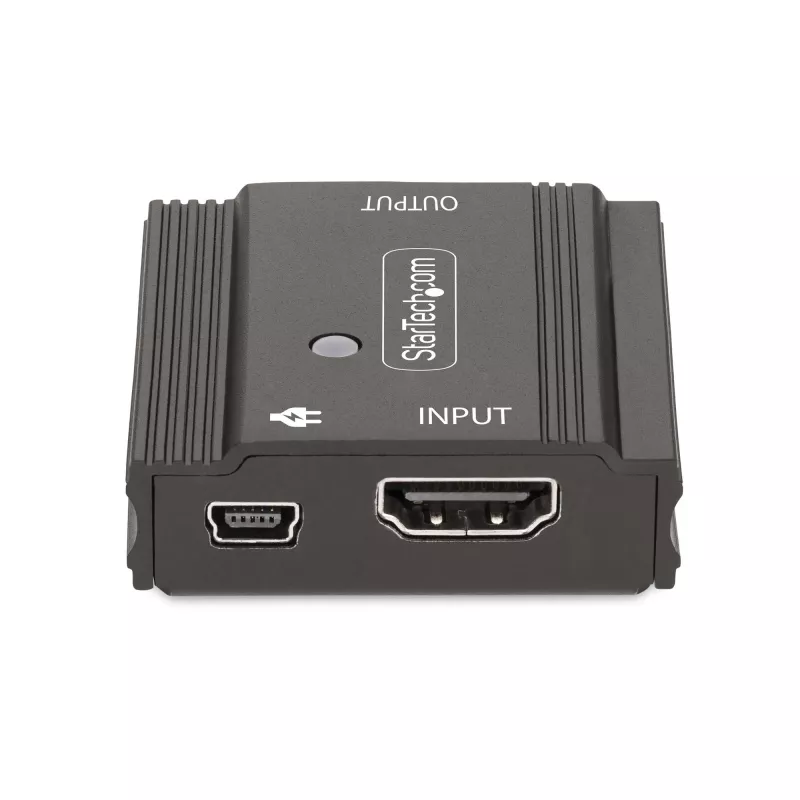 StarTech.com Wzmacniacz sygnału HDMI 8K 60Hz 33ft (10m), Aktywny repeater liniowy HDMI 2.1 i wzmacniacz sygnału wideo do 8K 60Hz/4K 144Hz, Kompaktowy przedłużacz kabla HDMI - Rozszerzenie sygnału HDMI