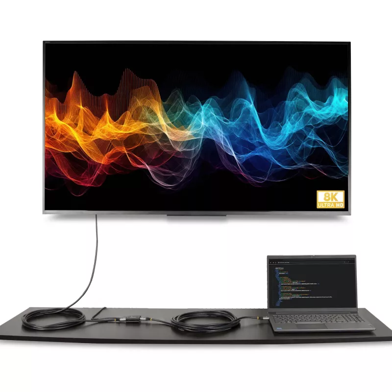 StarTech.com Wzmacniacz sygnału HDMI 8K 60Hz 33ft (10m), Aktywny repeater liniowy HDMI 2.1 i wzmacniacz sygnału wideo do 8K 60Hz/4K 144Hz, Kompaktowy przedłużacz kabla HDMI - Rozszerzenie sygnału HDMI