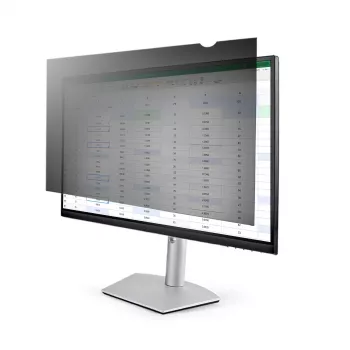 StarTech.com 22-calowy filtr prywatności do monitora komputerowego 16:9, ekran prywatności przeciwodblaskowy z 51% redukcją światła niebieskiego, ochrona ekranu monitora z kątem widzenia +/- 30°