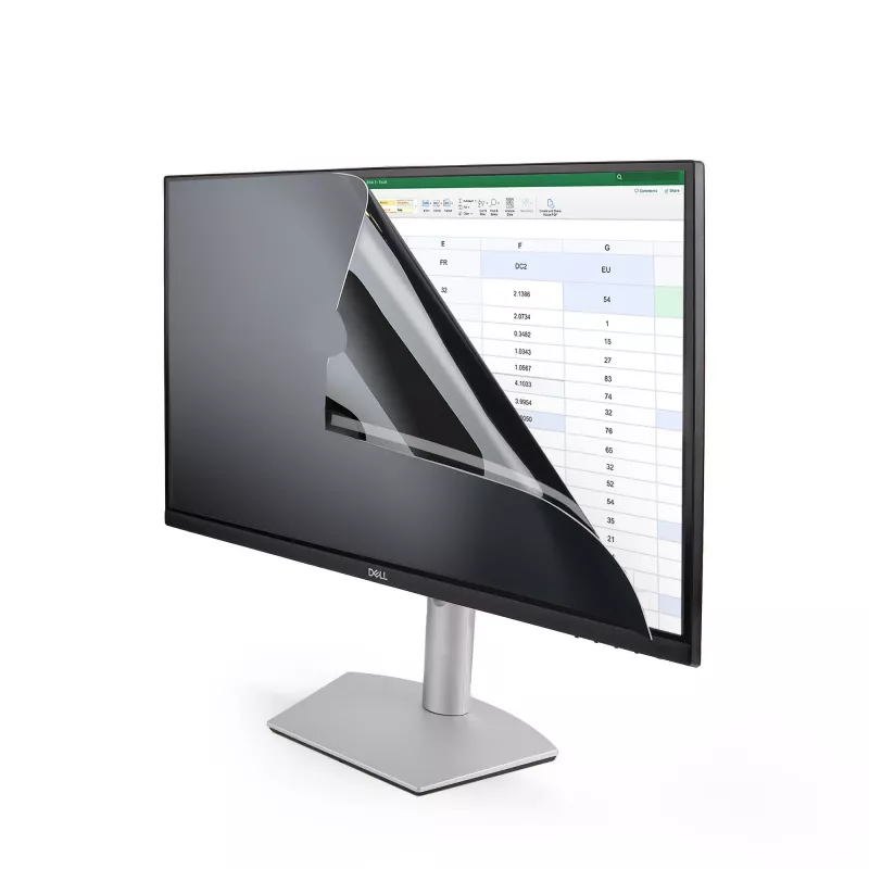 StarTech.com 22-calowy filtr prywatności do monitora komputerowego 16:9, ekran prywatności przeciwodblaskowy z 51% redukcją światła niebieskiego, ochrona ekranu monitora z kątem widzenia +/- 30°