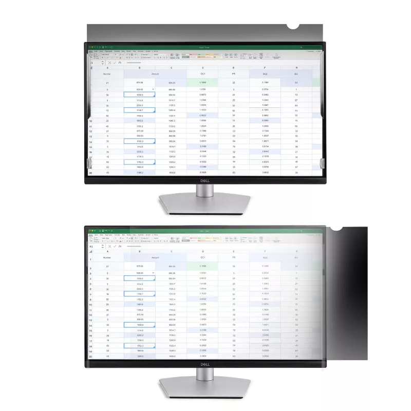 StarTech.com 22-calowy filtr prywatności do monitora komputerowego 16:9, ekran prywatności przeciwodblaskowy z 51% redukcją światła niebieskiego, ochrona ekranu monitora z kątem widzenia +/- 30°