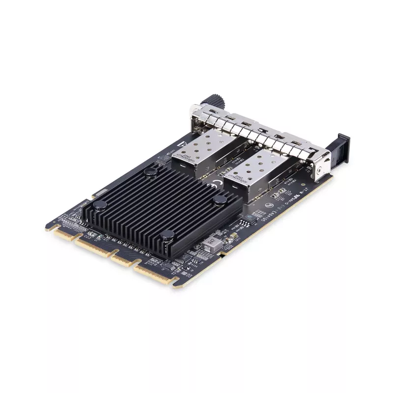 StarTech.com 2-Port 10Gbps SFP+ OCP 3.0 Server sieciowy Card z Intel X710, SFF 4C+ Kompatybilny, Dual-Port OCP NIC, Works z Windows & Linux