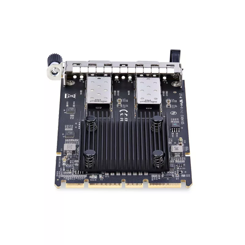 StarTech.com 2-Port 10Gbps SFP+ OCP 3.0 Server sieciowy Card z Intel X710, SFF 4C+ Kompatybilny, Dual-Port OCP NIC, Works z Windows & Linux
