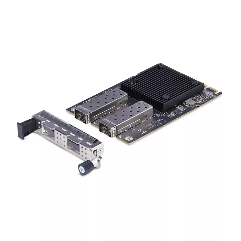 StarTech.com 2-Port 10Gbps SFP+ OCP 3.0 Server sieciowy Card z Intel X710, SFF 4C+ Kompatybilny, Dual-Port OCP NIC, Works z Windows & Linux
