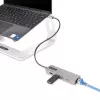 StarTech.com 3-portowy hub USB-C z Ethernetem 2,5 Gb/s i portem przelotowego zasilania 100 W Power Delivery, USB 3.2 10 Gb/s, 2x USB-A/1x USB-C, przenośny adapter USB typu C