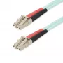 StarTech.com 20m (65ft) LC/UPC do LC/UPC OM4 wielomodowy światłowodowy kabel patchowy, 50/125µm LOMMF/VCSEL Zipcord, 100G, niska tłumienność wtrąceniowa - LSZH zworka światłowodowa