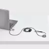 StarTech.com cienki Lock Noble Wedge® Slot Kompatybilny, 5ft (1.5m) Locking kabel, Desk Anti-Theft Security For Laptop/Notebook, Cut-Resistant Steel kabel, Combo Lock