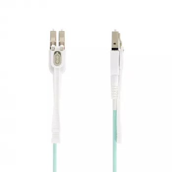 Kabel światłowodowy StarTech.com 3m (9.8ft) LC na LC (UPC) OM4 wielomodowy ze złączami push-pull, 50/125µm, 100G, niewrażliwy na zginanie, niskie tłumienie wtrąceniowe - LSZH patchcord światłowodowy
