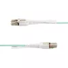 StarTech.com 8m (26.2ft) LC do LC (UPC) OM4 Wielomodowy kabel światłowodowy z zakładkami Push Pull, 50/125µm, 100G, niewrażliwy na zginanie, niskie tłumienie wtrąceniowe - LSZH patchcord światłowodowy