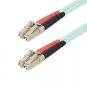 StarTech.com 25m (82ft) LC/UPC na LC/UPC OM4 wielomodowy kabel światłowodowy, 50/125µm LOMMF/VCSEL światłowód zipcord, 100G, niska tłumienność wtrąceniowa - LSZH zworka światłowodowa