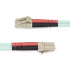 StarTech.com 25m (82ft) LC/UPC na LC/UPC OM4 wielomodowy kabel światłowodowy, 50/125µm LOMMF/VCSEL światłowód zipcord, 100G, niska tłumienność wtrąceniowa - LSZH zworka światłowodowa
